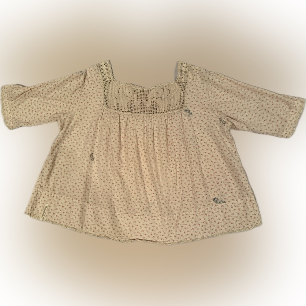 RARE RARE Magnolia Pearl Eula Blouse with Elephant Yoke - Picture 2 of 6